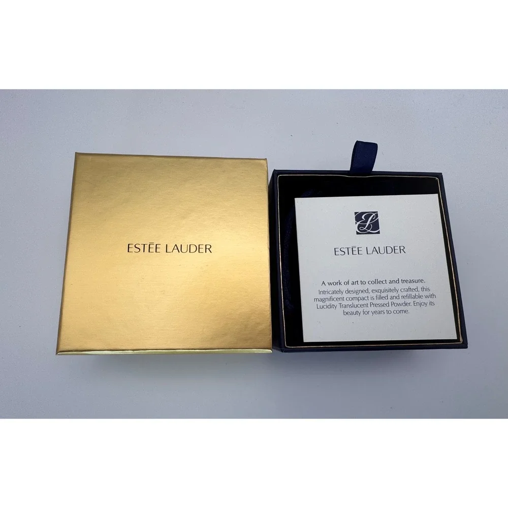 Estee Lauder After Hours Slim Gold Lucidity‎ Translucent Pressed Powder Compact